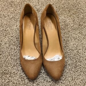 Crown Vintage Brown Suede Alexandria Heels